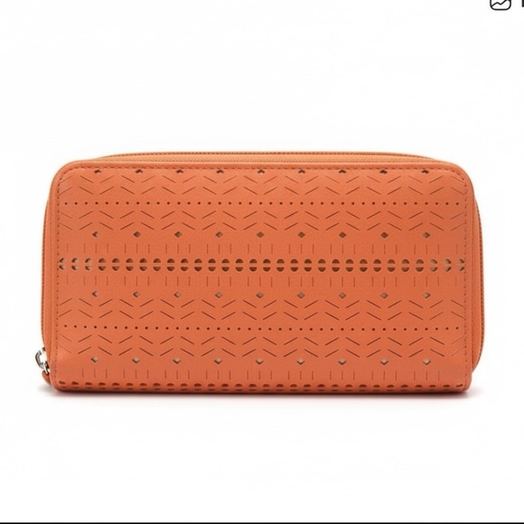 Corral and gold large wallet - Picture 1 of 10